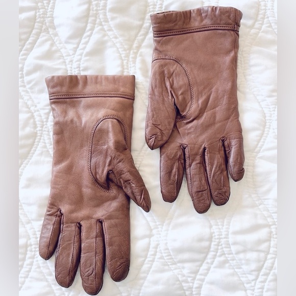 Coach leather gloves - Picture 2 of 8